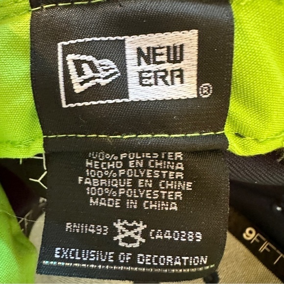 Seattle Seahawks New Era Navy/Neon Green 2018 NFL 9FIFTY Snapback Adjustable Hat - Picture 12 of 15